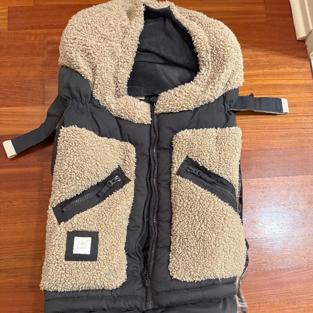 Used 7 AM Enfant stroller & car seat footmuff